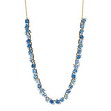 Blue Sapphire Confetti Necklace