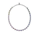 Rainbow Sapphire Collar Necklace