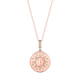Man In The Sun Medallion Necklace