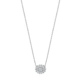 Oval Snowflake Necklace