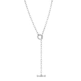 24" Flat Link Toggle Necklace