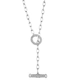 24" Diamond Toggle Necklace
